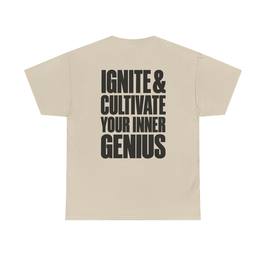 Motivational T-Shirt — ICYIG Front / "Ignite & Cultivate Your Inner Genius"
