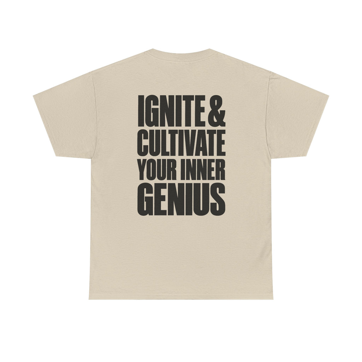 Motivational T-Shirt — ICYIG Front / "Ignite & Cultivate Your Inner Genius"