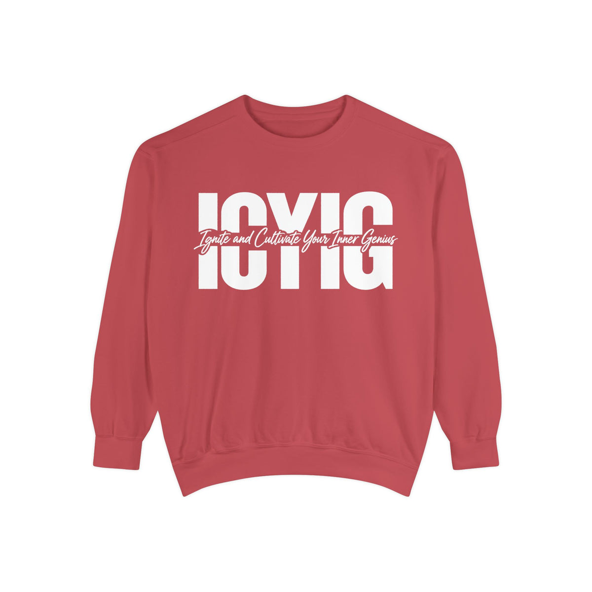 Graphic Crewneck Sweatshirt — Ignite and Cultivate Your Inner Genius