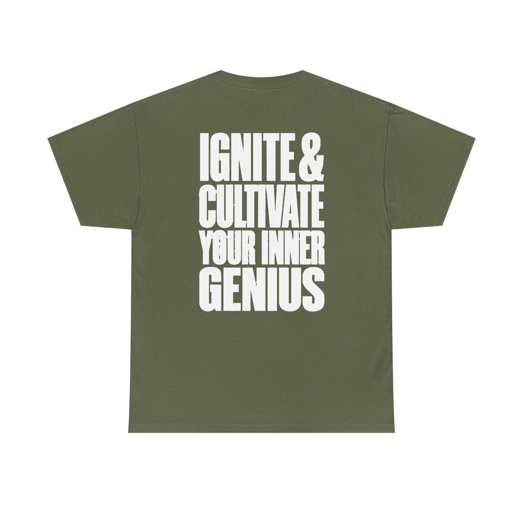 Motivational T-Shirt — ICYIG Front / "Ignite & Cultivate Your Inner Genius"