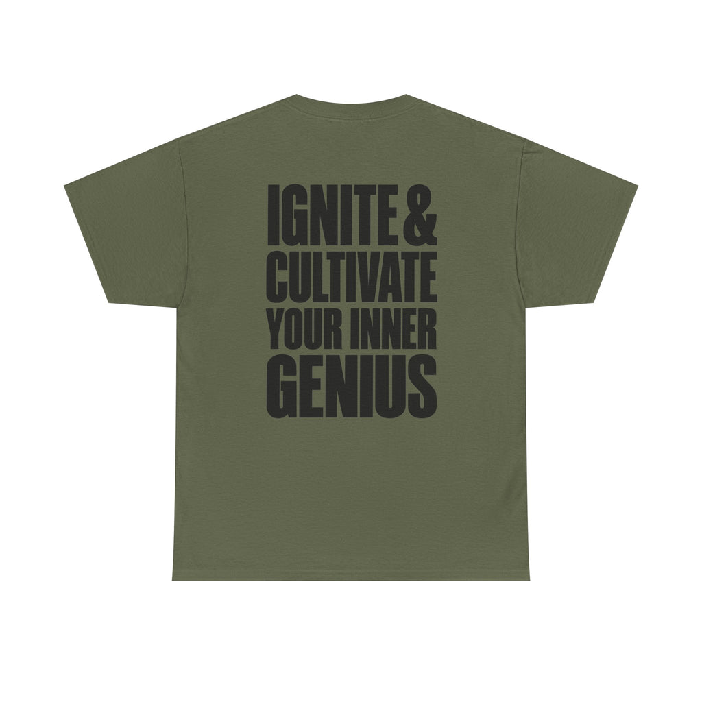 Motivational T-Shirt — ICYIG Front / "Ignite & Cultivate Your Inner Genius"