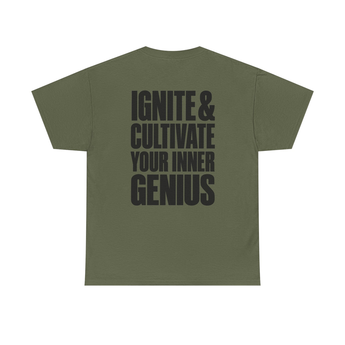 Motivational T-Shirt — ICYIG Front / "Ignite & Cultivate Your Inner Genius"