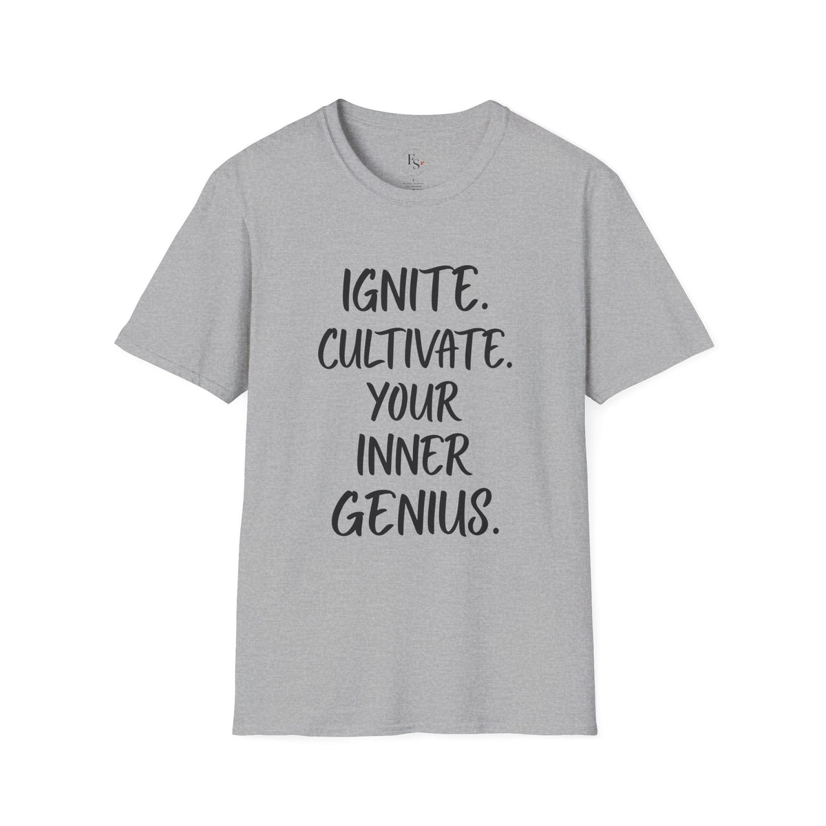 Inspirational Graphic T-Shirt — "Ignite. Cultivate. Your Inner Genius."