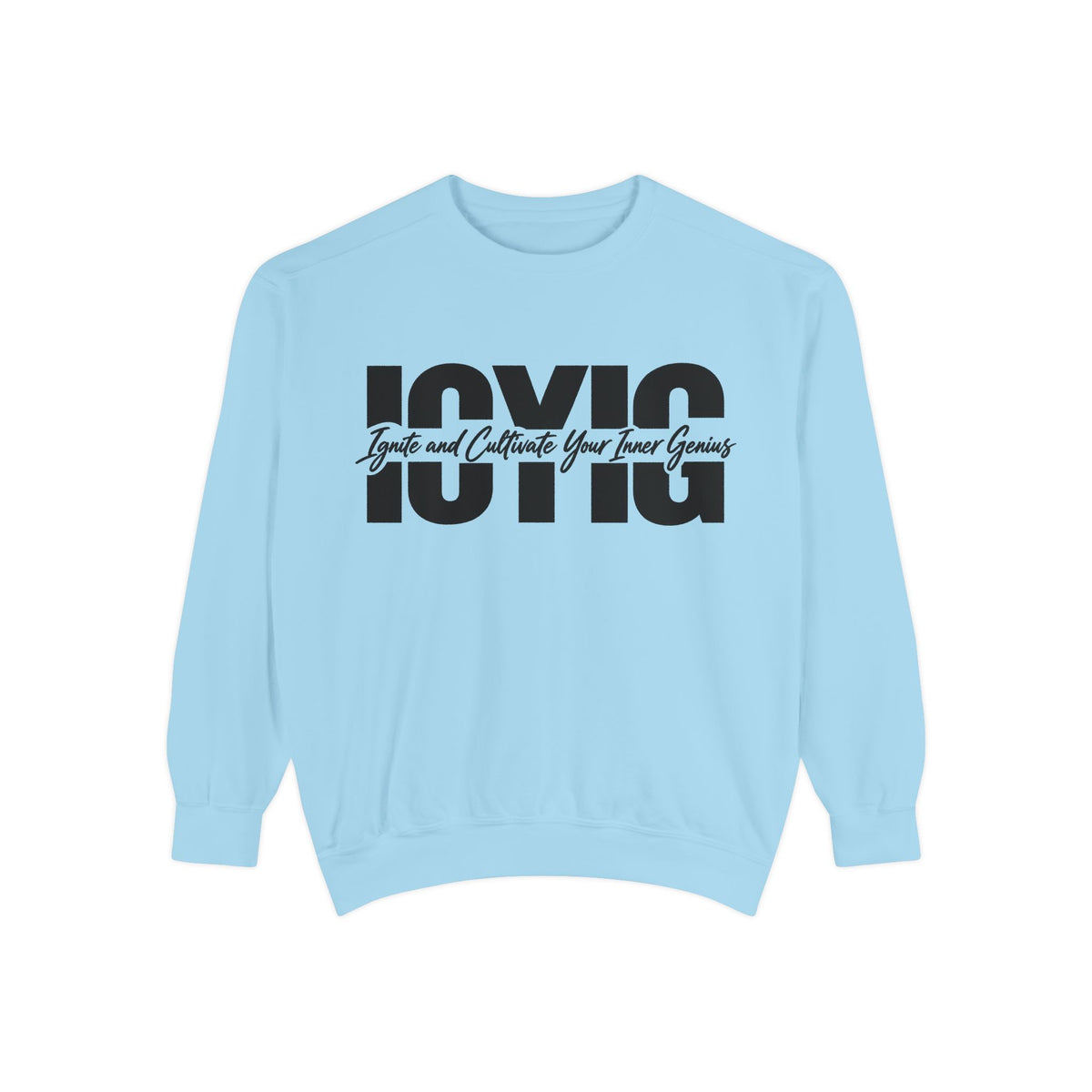 Graphic Crewneck Sweatshirt — Ignite and Cultivate Your Inner Genius