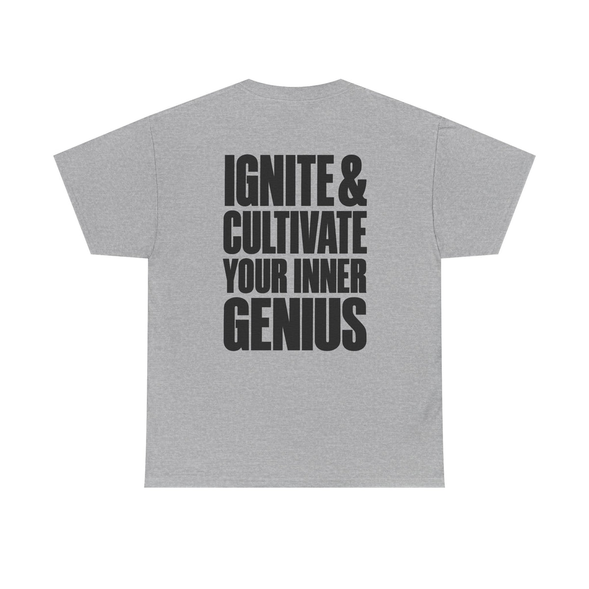 Motivational T-Shirt — ICYIG Front / "Ignite & Cultivate Your Inner Genius"