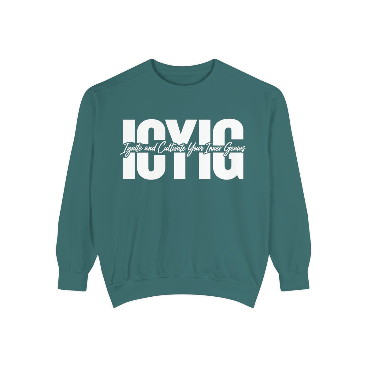 Graphic Crewneck Sweatshirt — Ignite and Cultivate Your Inner Genius