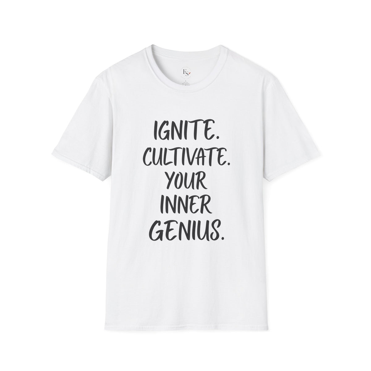 Inspirational Graphic T-Shirt — "Ignite. Cultivate. Your Inner Genius."