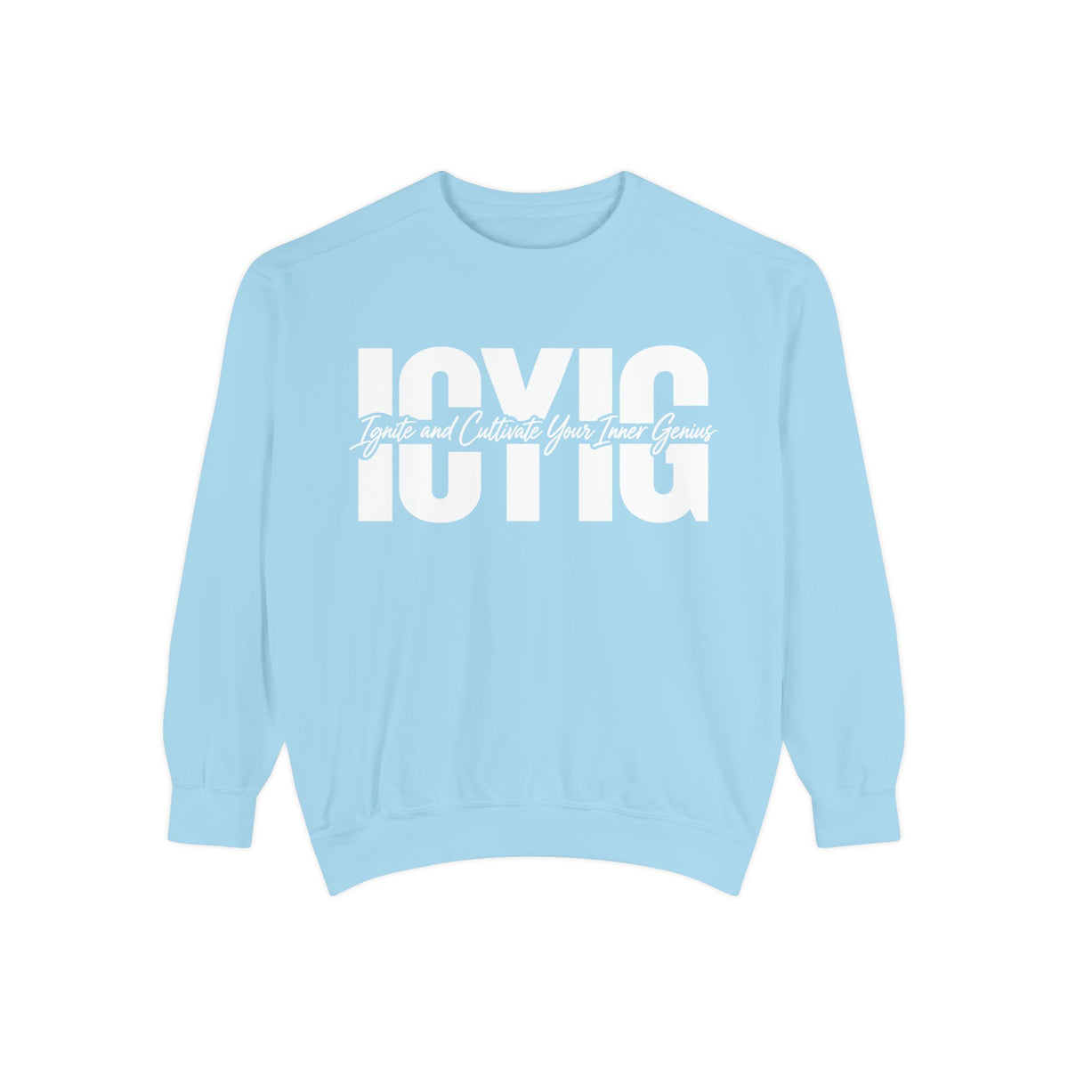 Graphic Crewneck Sweatshirt — Ignite and Cultivate Your Inner Genius