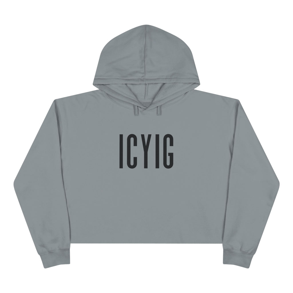 ICYIG Cropped Hoodie — "Ignite. Cultivate. Your Inner Genius."