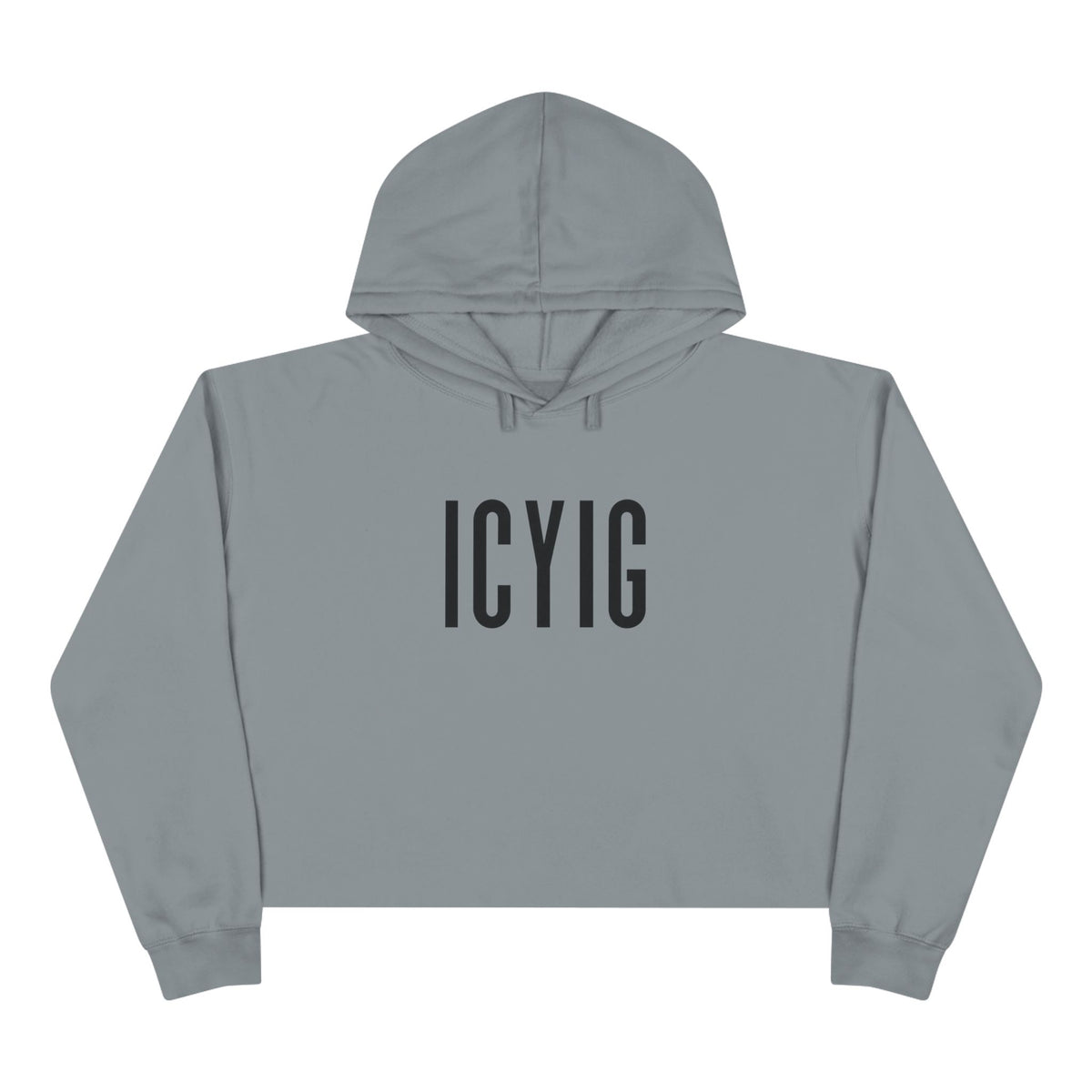 ICYIG Cropped Hoodie — "Ignite. Cultivate. Your Inner Genius."