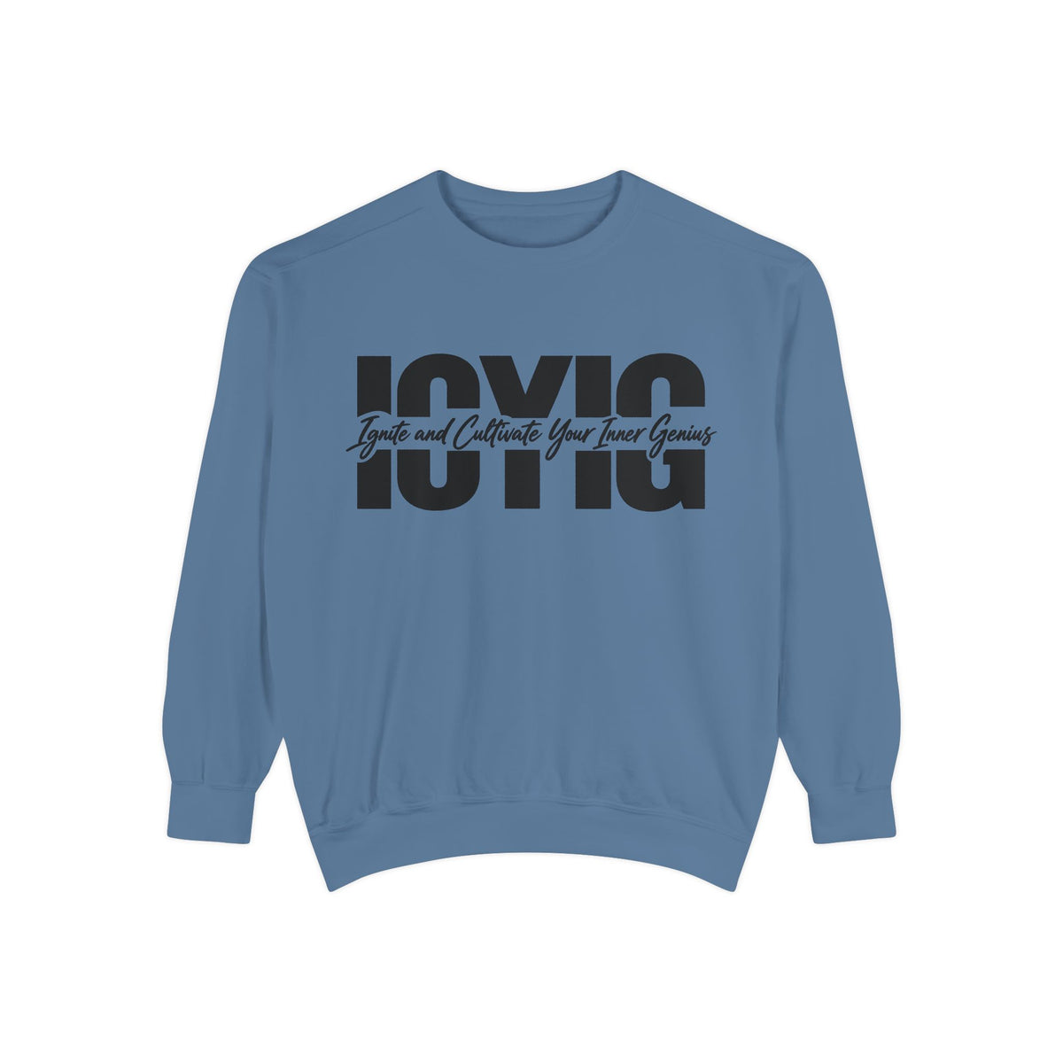 Graphic Crewneck Sweatshirt — Ignite and Cultivate Your Inner Genius