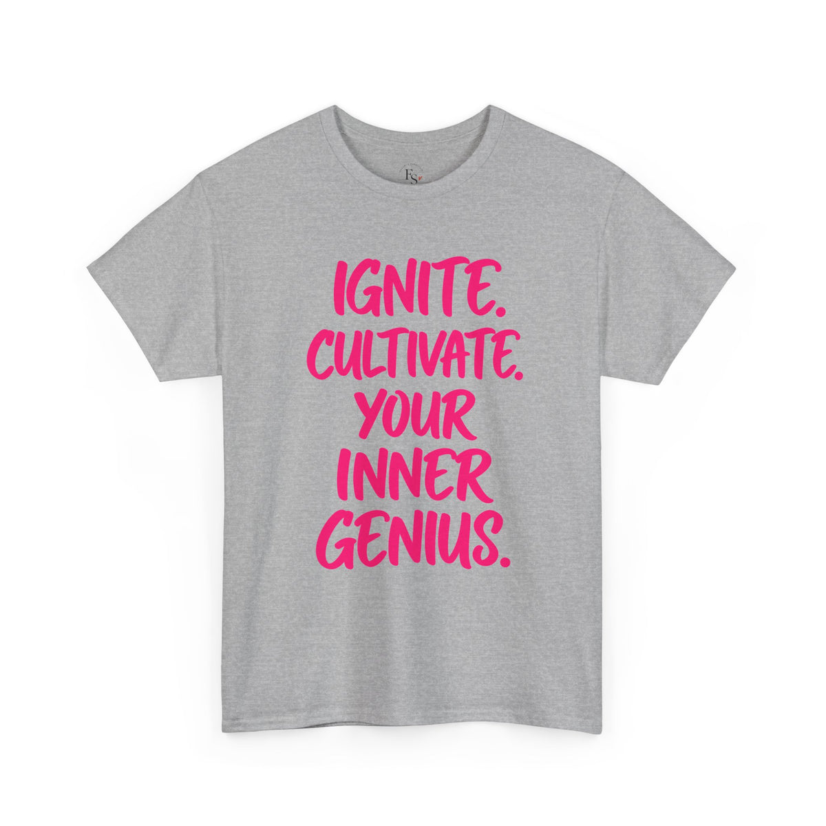Inspirational Graphic T-Shirt — "Ignite. Cultivate. Your Inner Genius."