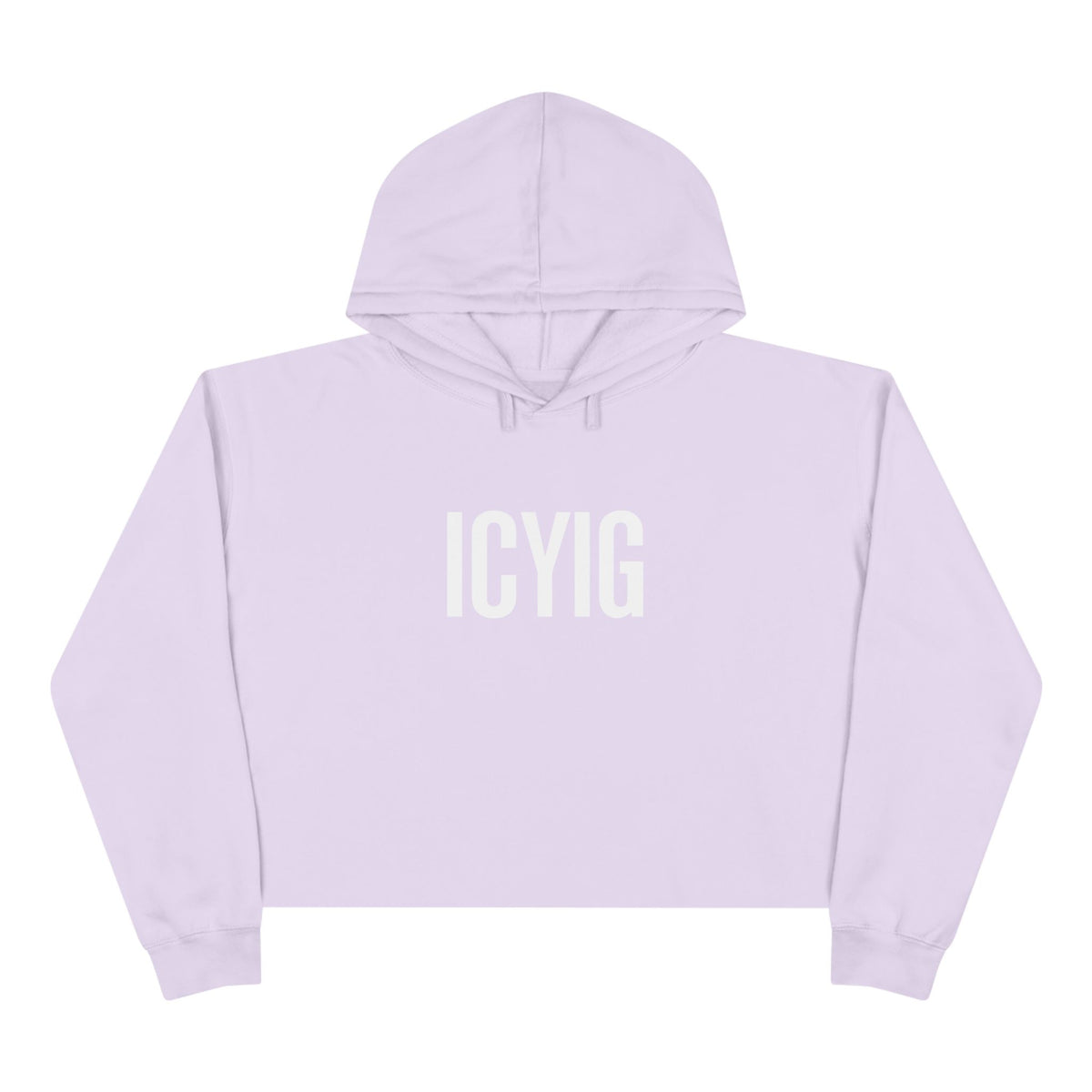 ICYIG Cropped Hoodie — "Ignite. Cultivate. Your Inner Genius."