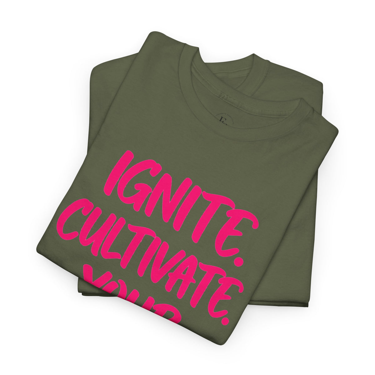 Inspirational Graphic T-Shirt — "Ignite. Cultivate. Your Inner Genius."
