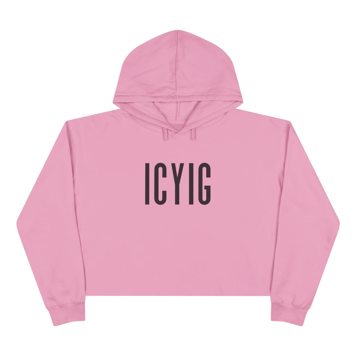 ICYIG Cropped Hoodie — "Ignite. Cultivate. Your Inner Genius."