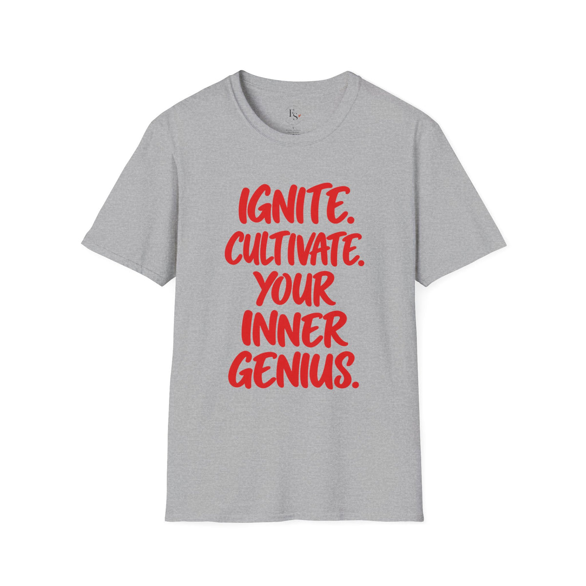 Inspirational Graphic T-Shirt — "Ignite. Cultivate. Your Inner Genius."