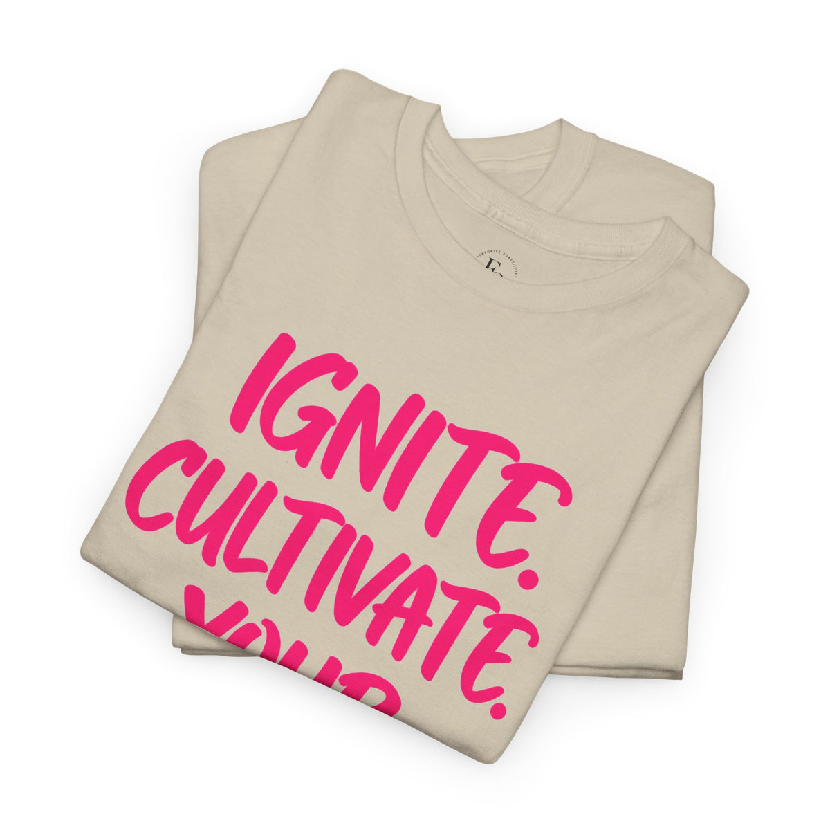 Inspirational Graphic T-Shirt — "Ignite. Cultivate. Your Inner Genius."