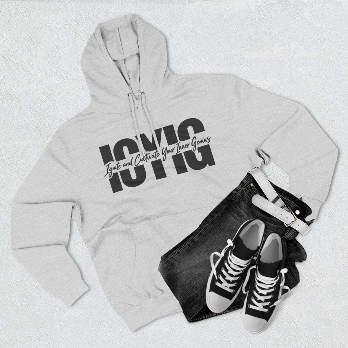 Hoodie — ICYIG 'Ignite and Cultivate Your Inner Genius' Fleece Pullover