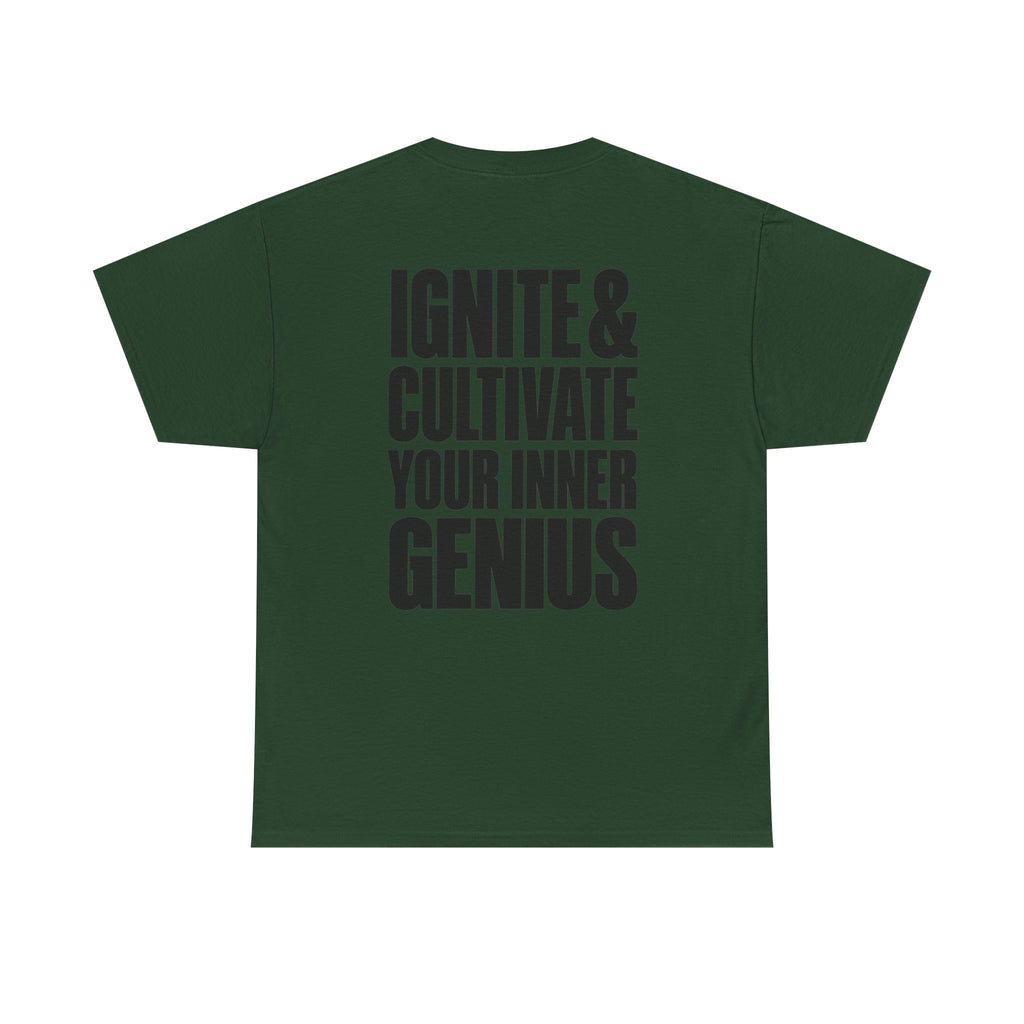 Motivational T-Shirt — ICYIG Front / "Ignite & Cultivate Your Inner Genius"