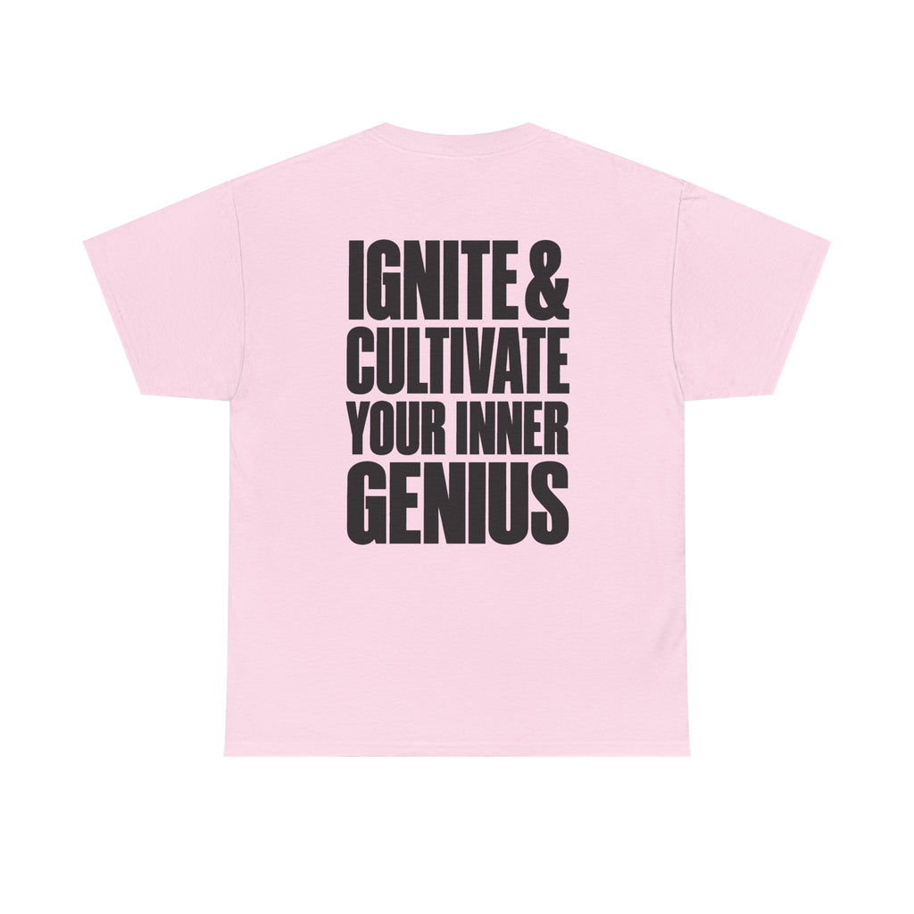 Motivational T-Shirt — ICYIG Front / "Ignite & Cultivate Your Inner Genius"