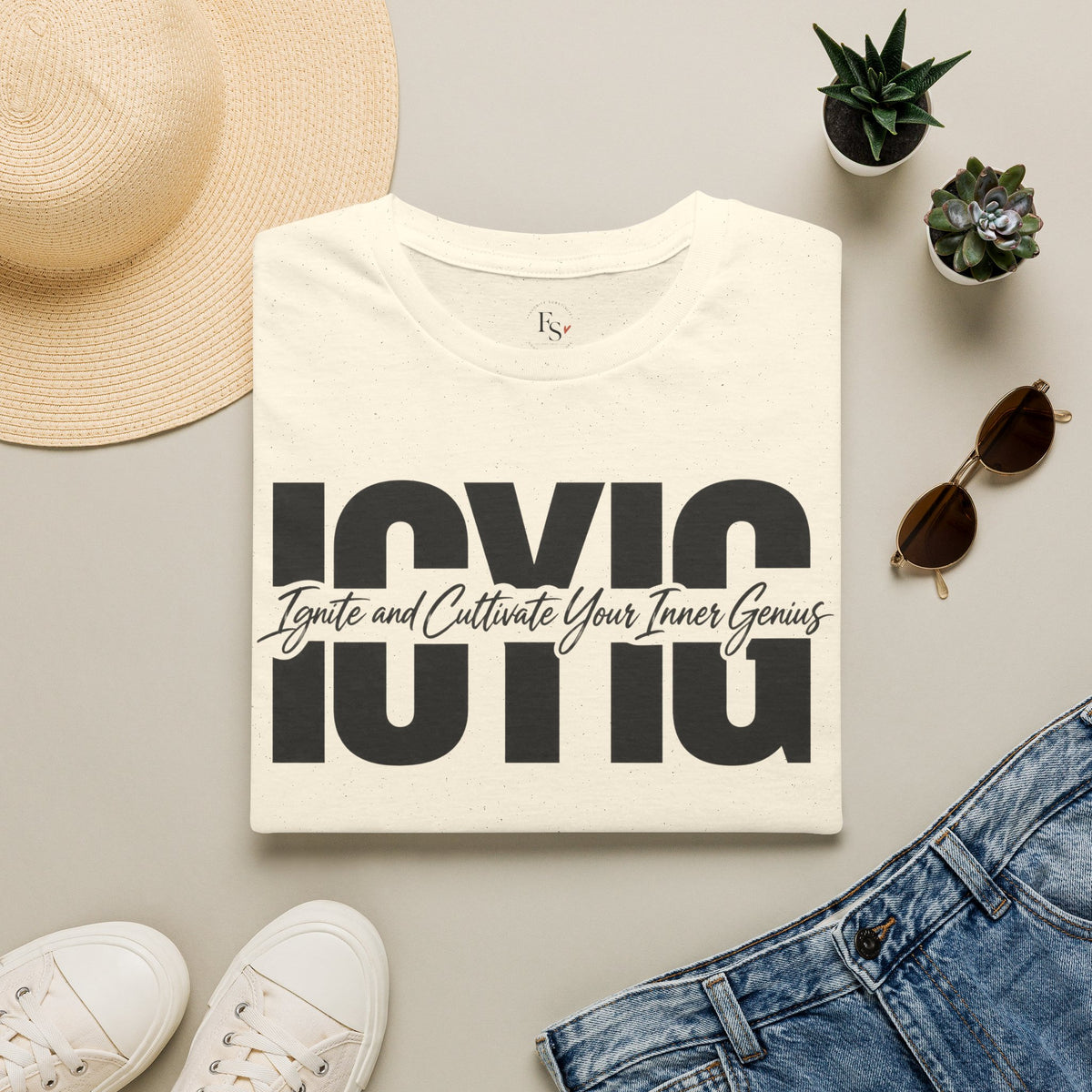 Graphic T-Shirt — Ignite & Cultivate Your Inner Genius