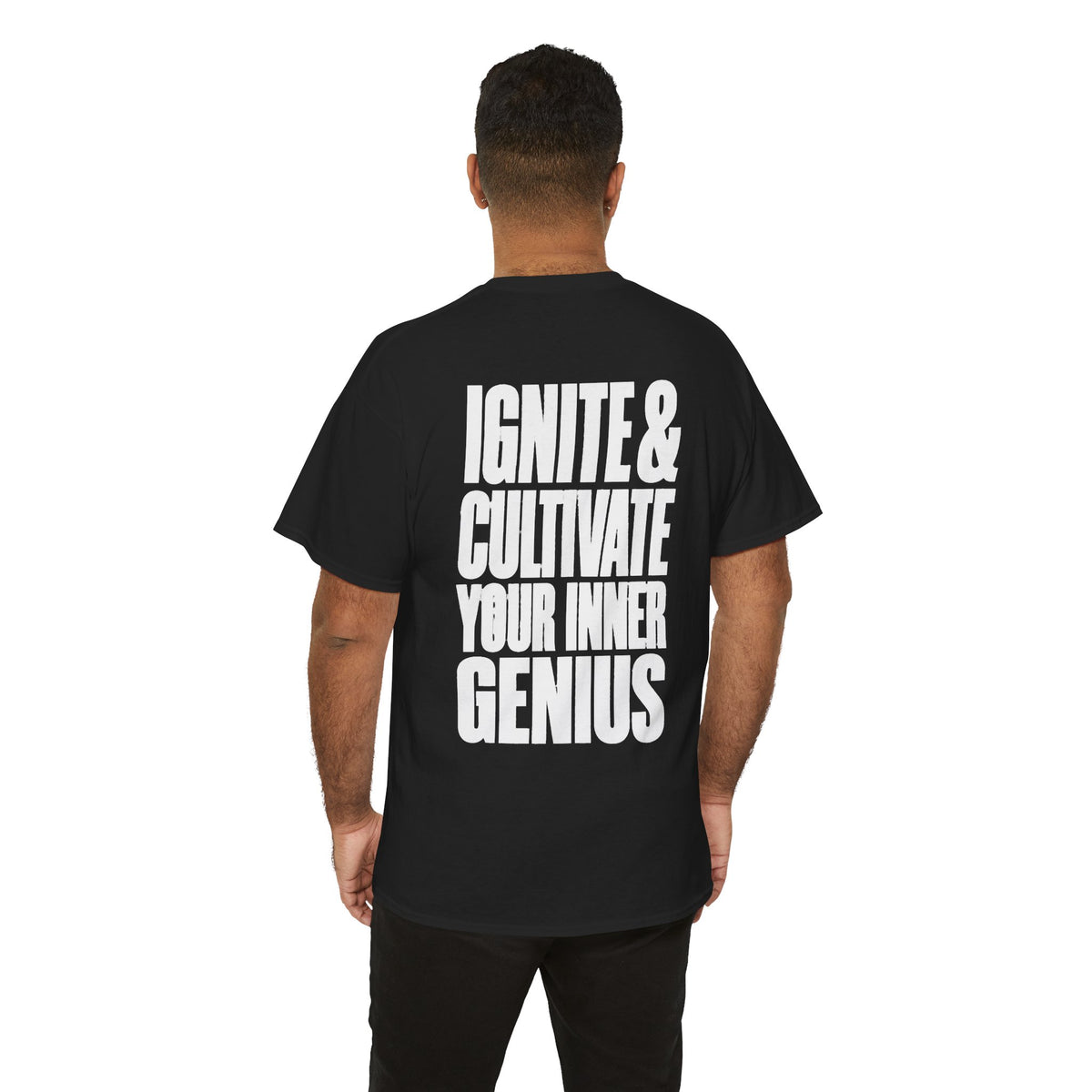 Motivational T-Shirt — ICYIG Front / "Ignite & Cultivate Your Inner Genius"