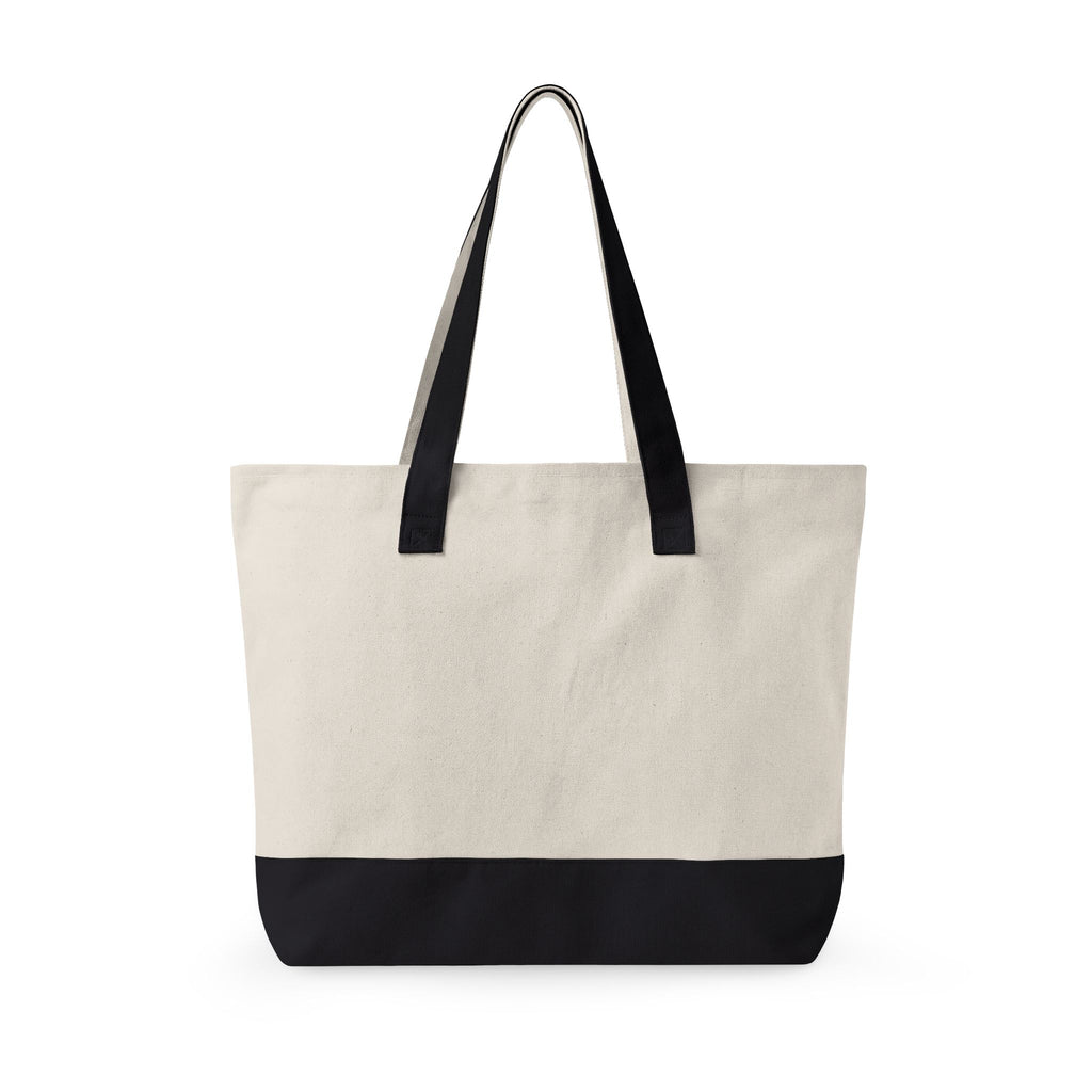 Tote Bag -- ICYIG Distressed Logo Zippered Canvas Tote