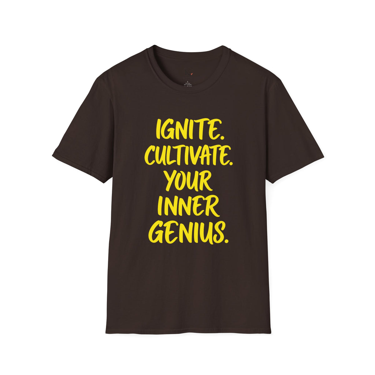 Inspirational Graphic T-Shirt — "Ignite. Cultivate. Your Inner Genius."