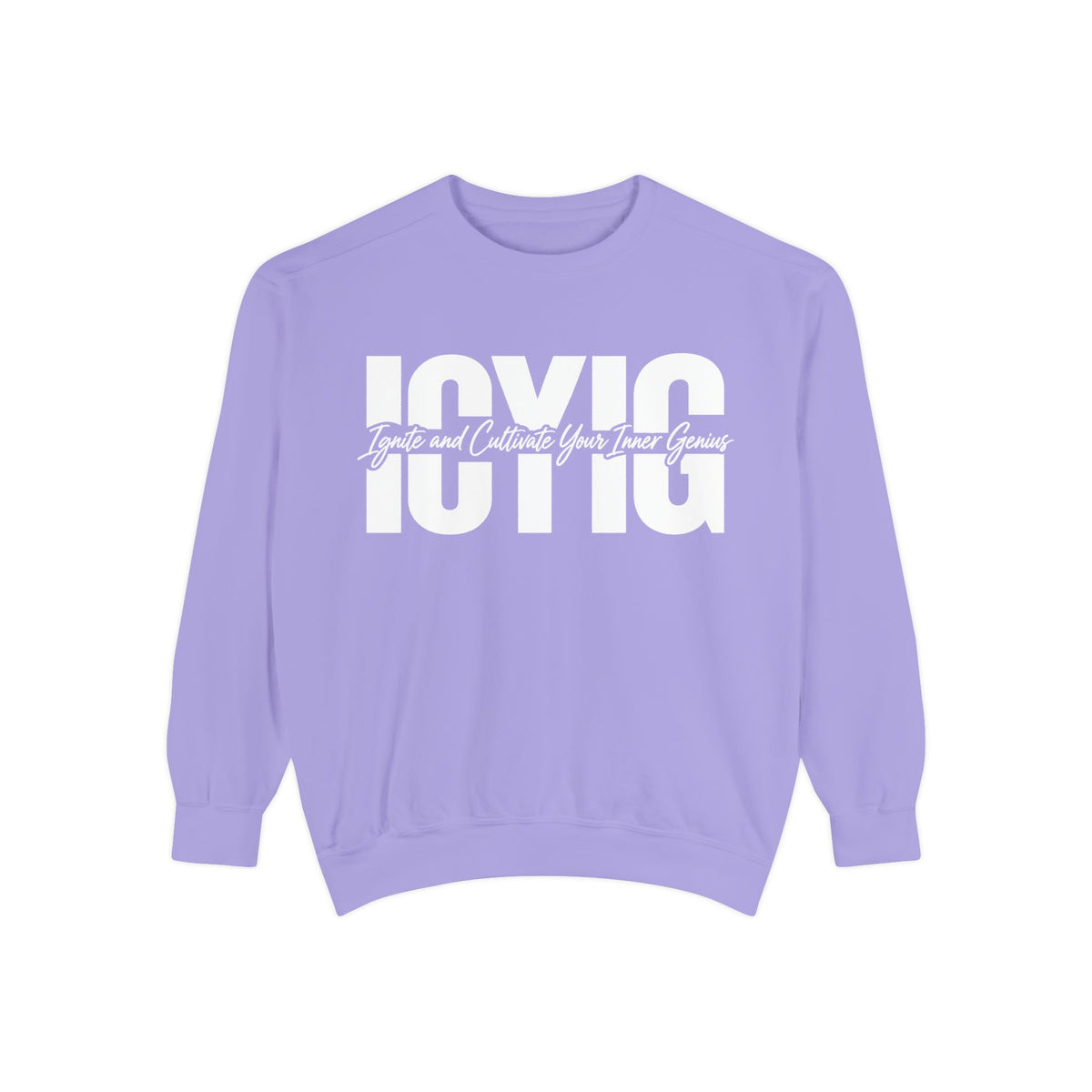 Graphic Crewneck Sweatshirt — Ignite and Cultivate Your Inner Genius