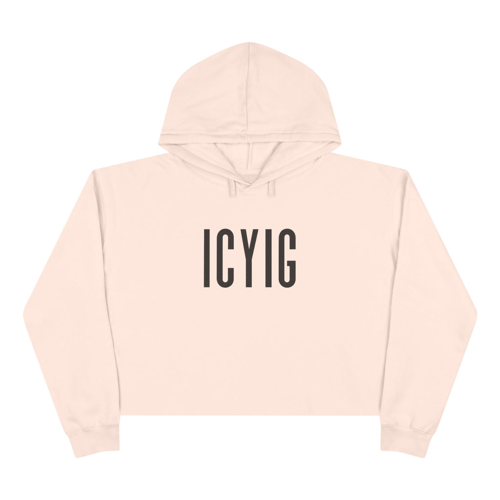 ICYIG Cropped Hoodie — "Ignite. Cultivate. Your Inner Genius."