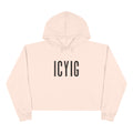 ICYIG Cropped Hoodie — "Ignite. Cultivate. Your Inner Genius."