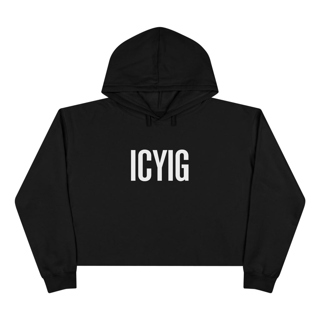 ICYIG Cropped Hoodie — "Ignite. Cultivate. Your Inner Genius."