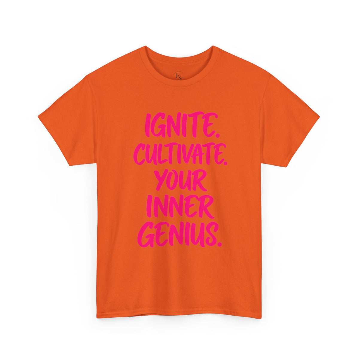 Inspirational Graphic T-Shirt — "Ignite. Cultivate. Your Inner Genius."