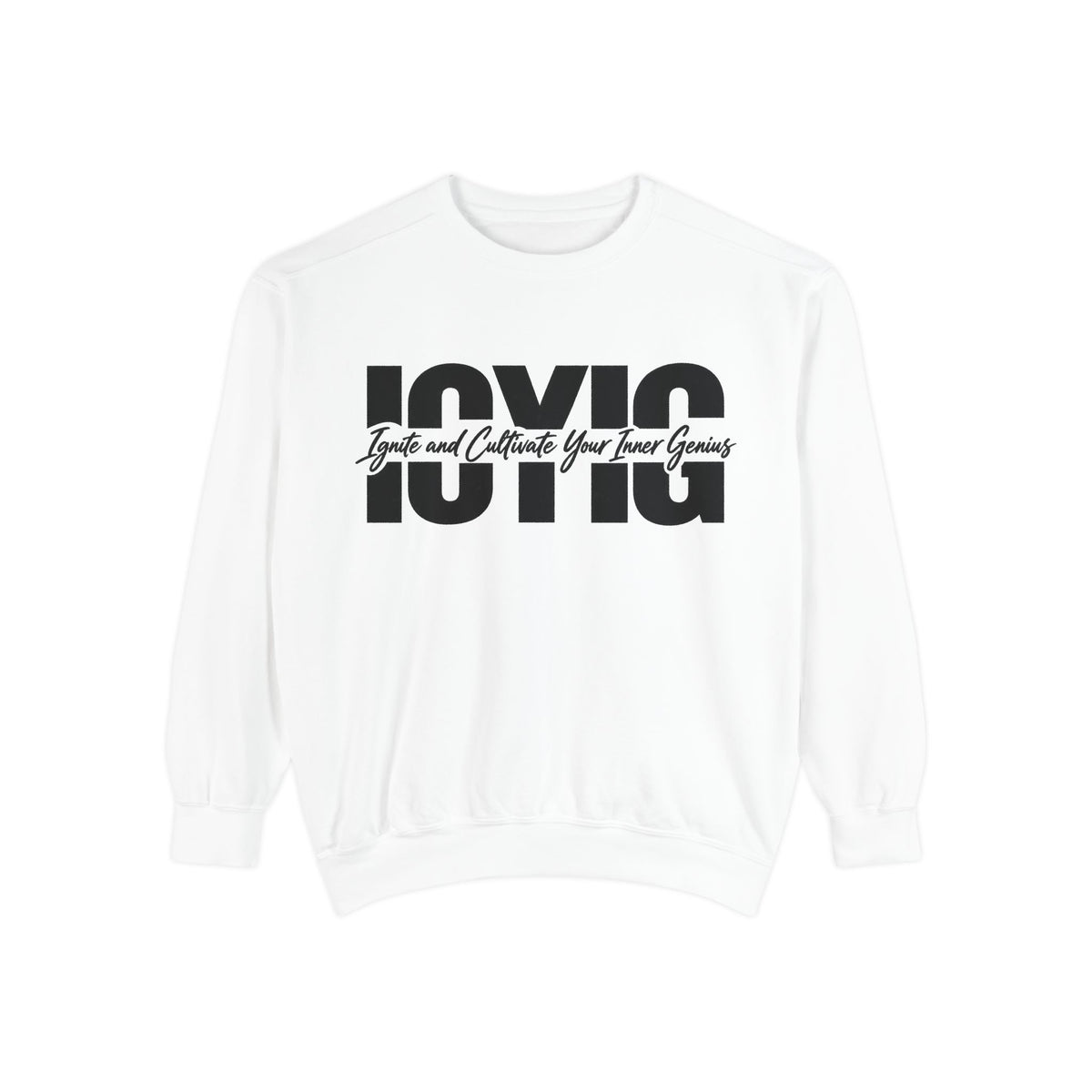 Graphic Crewneck Sweatshirt — Ignite and Cultivate Your Inner Genius