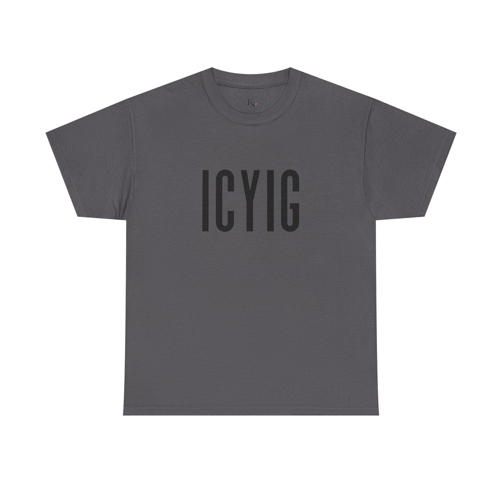 Motivational T-Shirt — ICYIG Front / "Ignite & Cultivate Your Inner Genius"