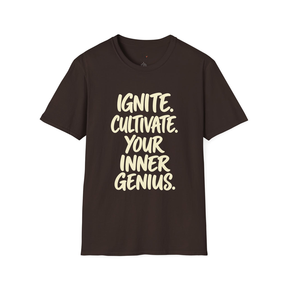 Inspirational Graphic T-Shirt — "Ignite. Cultivate. Your Inner Genius."