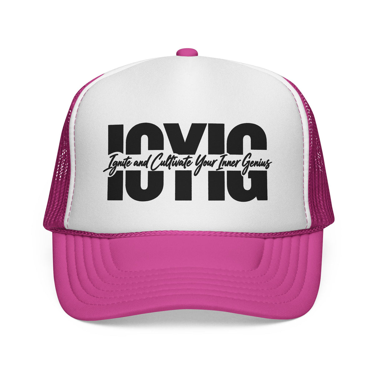 Trucker Cap — 'Ignite and Cultivate Your Inner Genius' ICYIG Logo