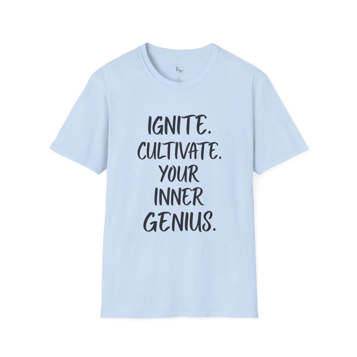 Inspirational Graphic T-Shirt — "Ignite. Cultivate. Your Inner Genius."