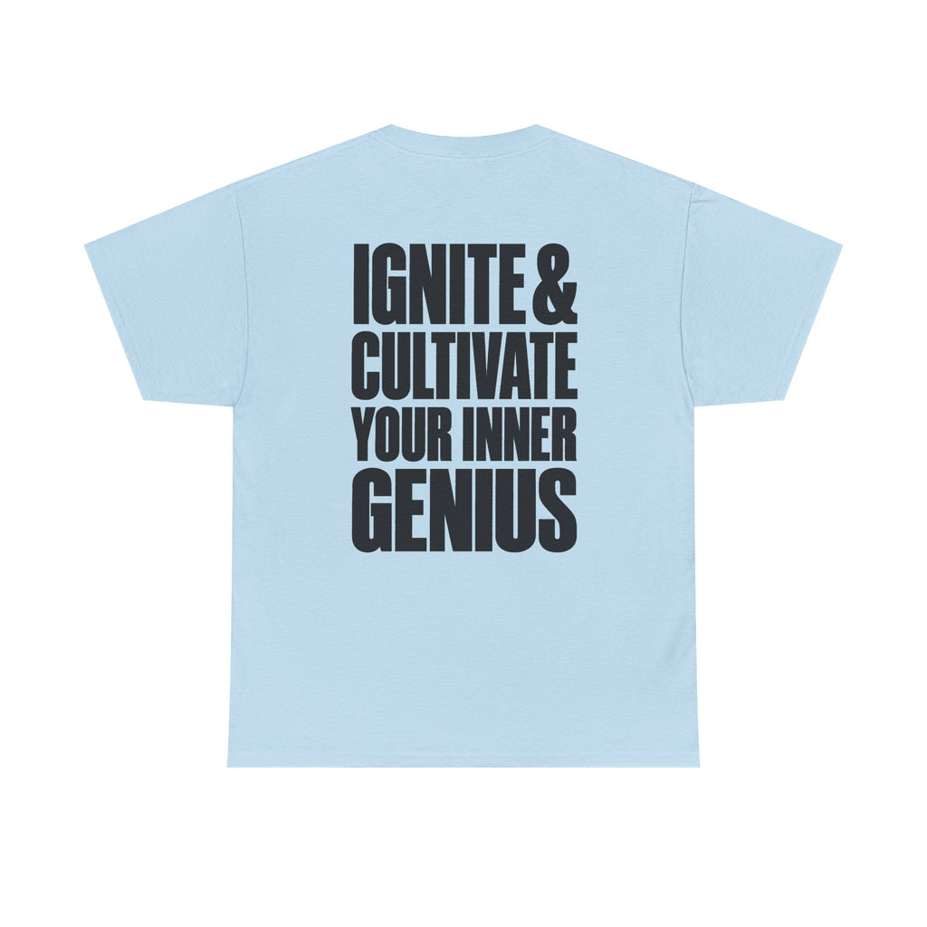 Motivational T-Shirt — ICYIG Front / "Ignite & Cultivate Your Inner Genius"