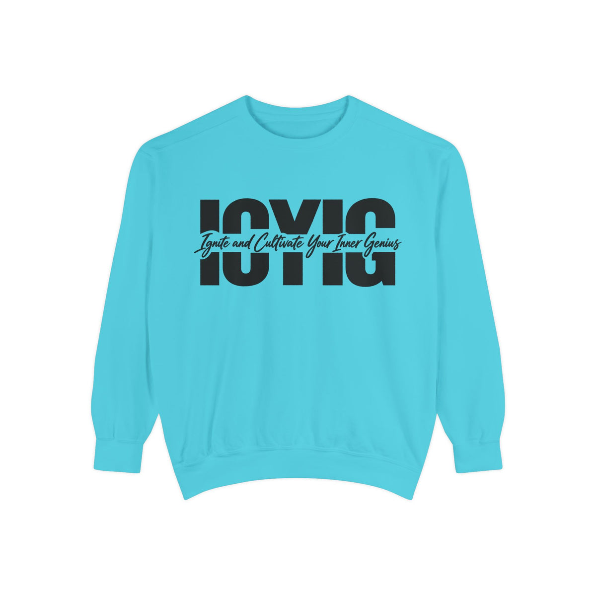 Graphic Crewneck Sweatshirt — Ignite and Cultivate Your Inner Genius