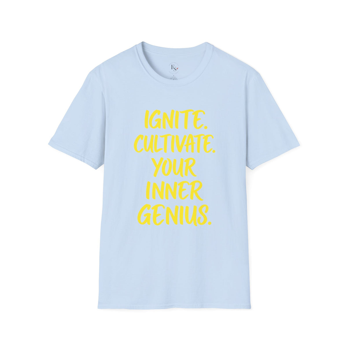 Inspirational Graphic T-Shirt — "Ignite. Cultivate. Your Inner Genius."