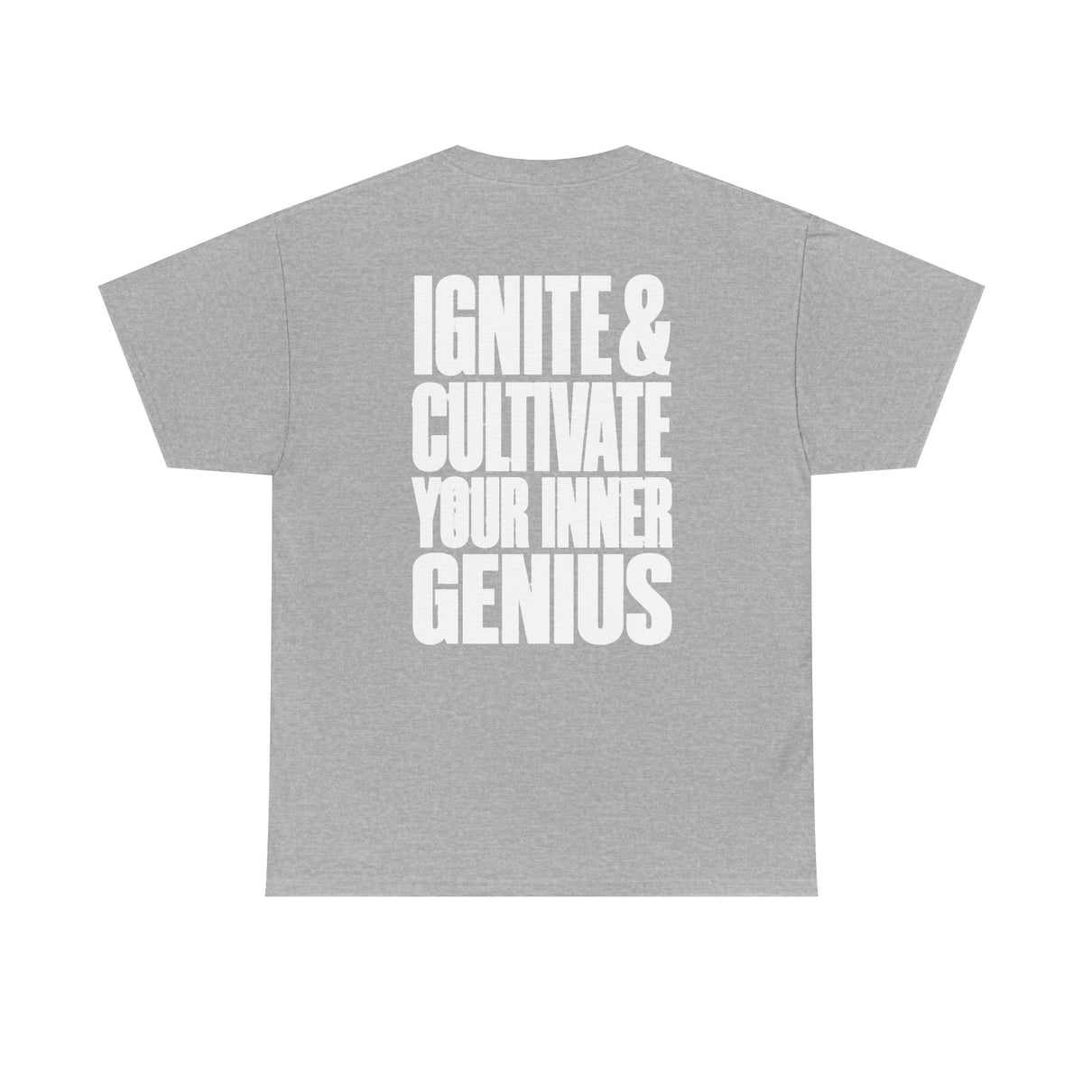 Motivational T-Shirt — ICYIG Front / "Ignite & Cultivate Your Inner Genius"