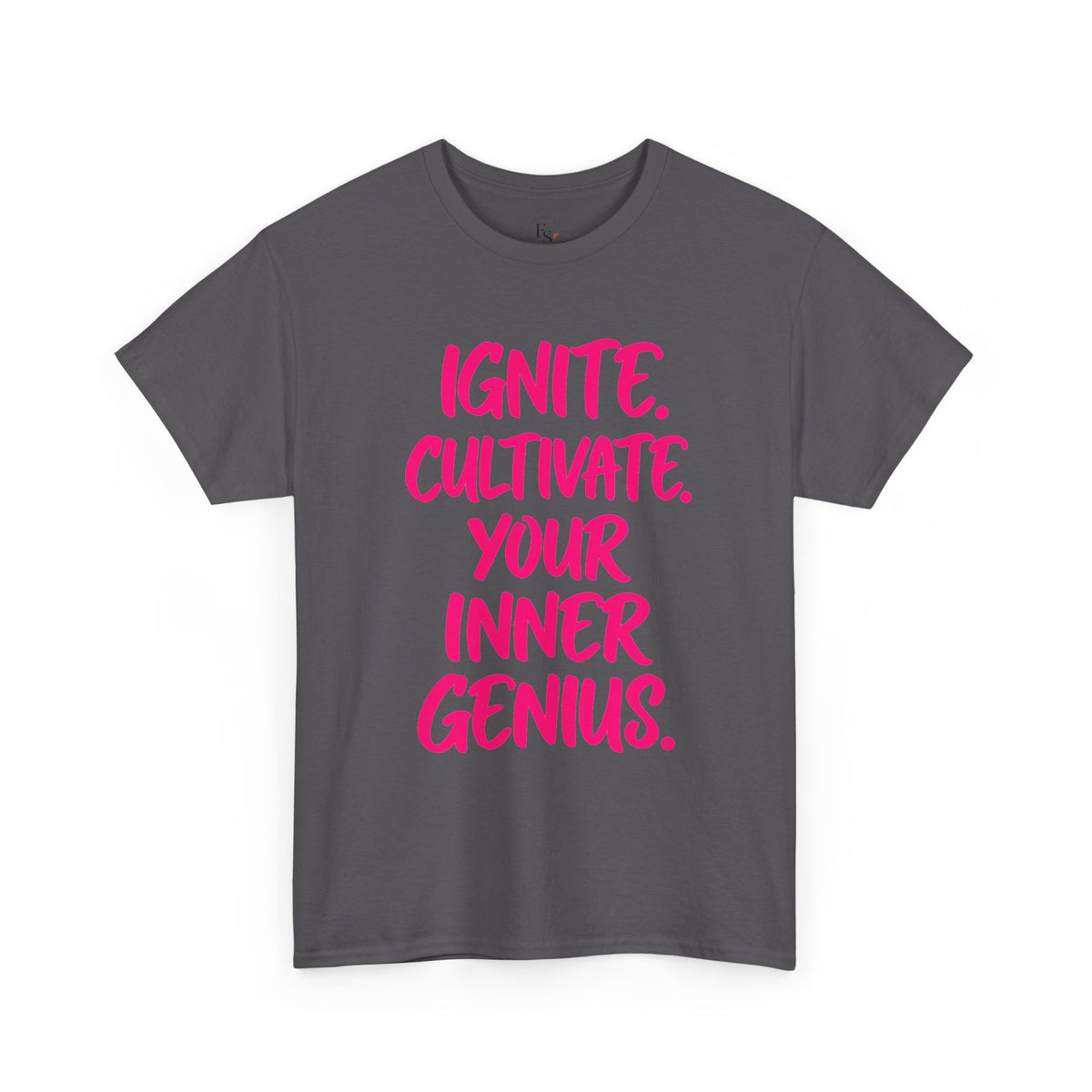 Inspirational Graphic T-Shirt — "Ignite. Cultivate. Your Inner Genius."