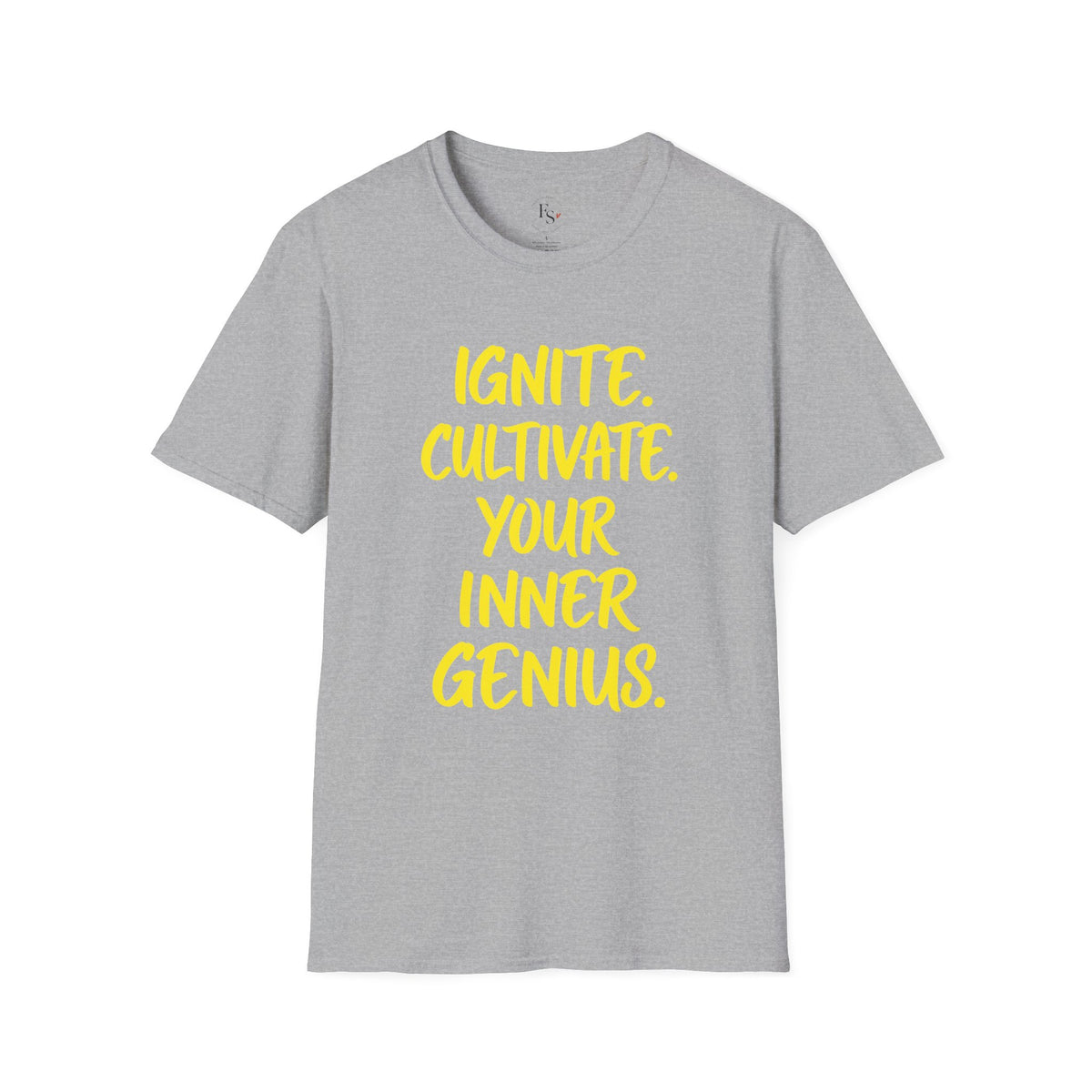 Inspirational Graphic T-Shirt — "Ignite. Cultivate. Your Inner Genius."