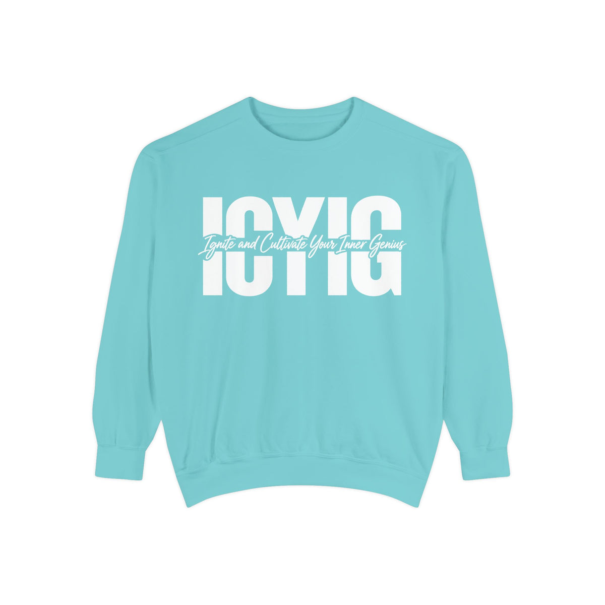 Graphic Crewneck Sweatshirt — Ignite and Cultivate Your Inner Genius
