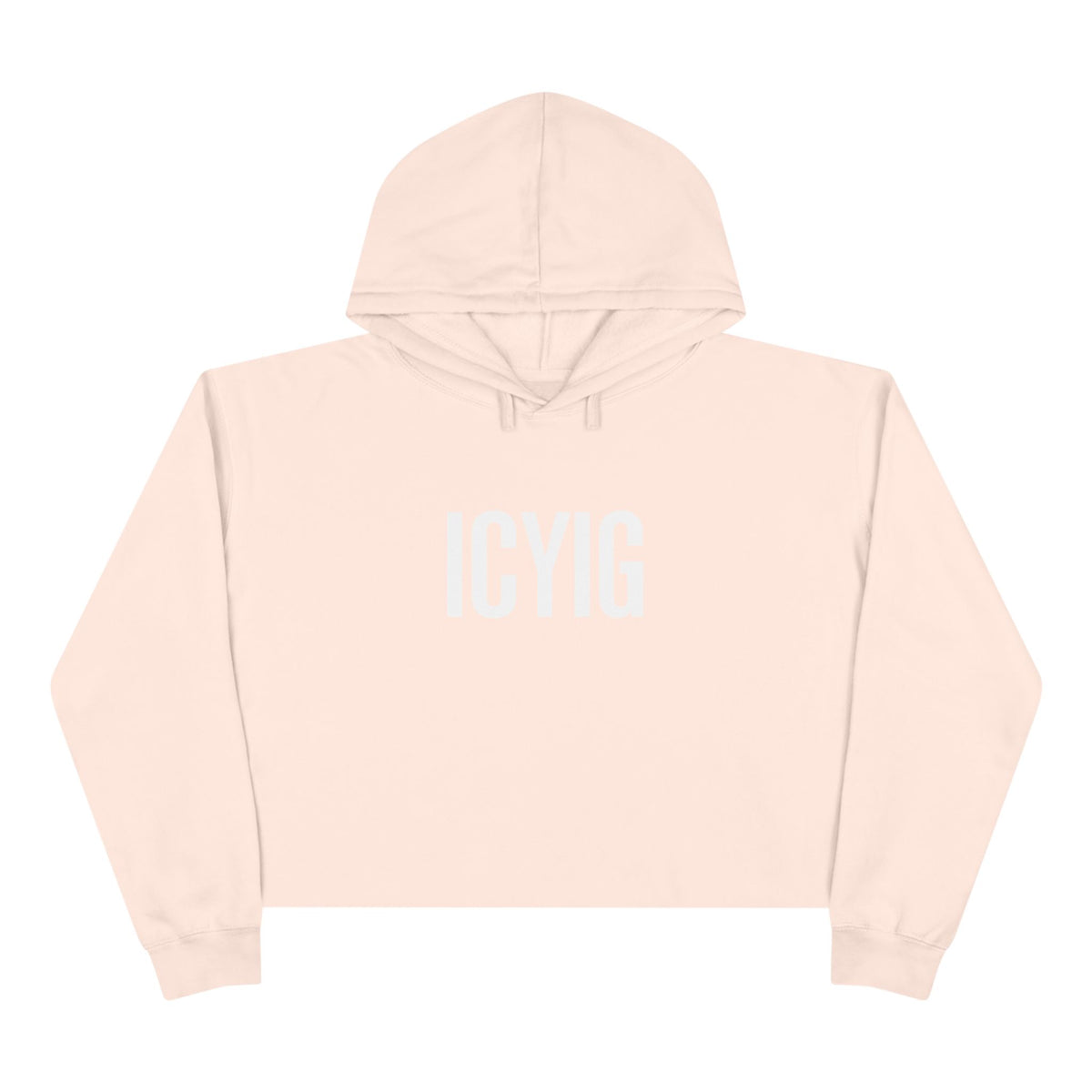 ICYIG Cropped Hoodie — "Ignite. Cultivate. Your Inner Genius."