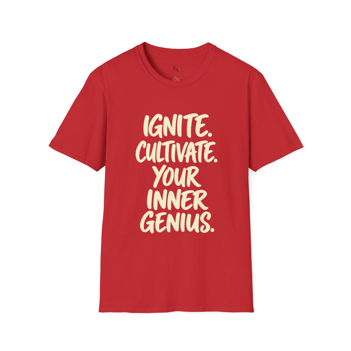 Inspirational Graphic T-Shirt — "Ignite. Cultivate. Your Inner Genius."