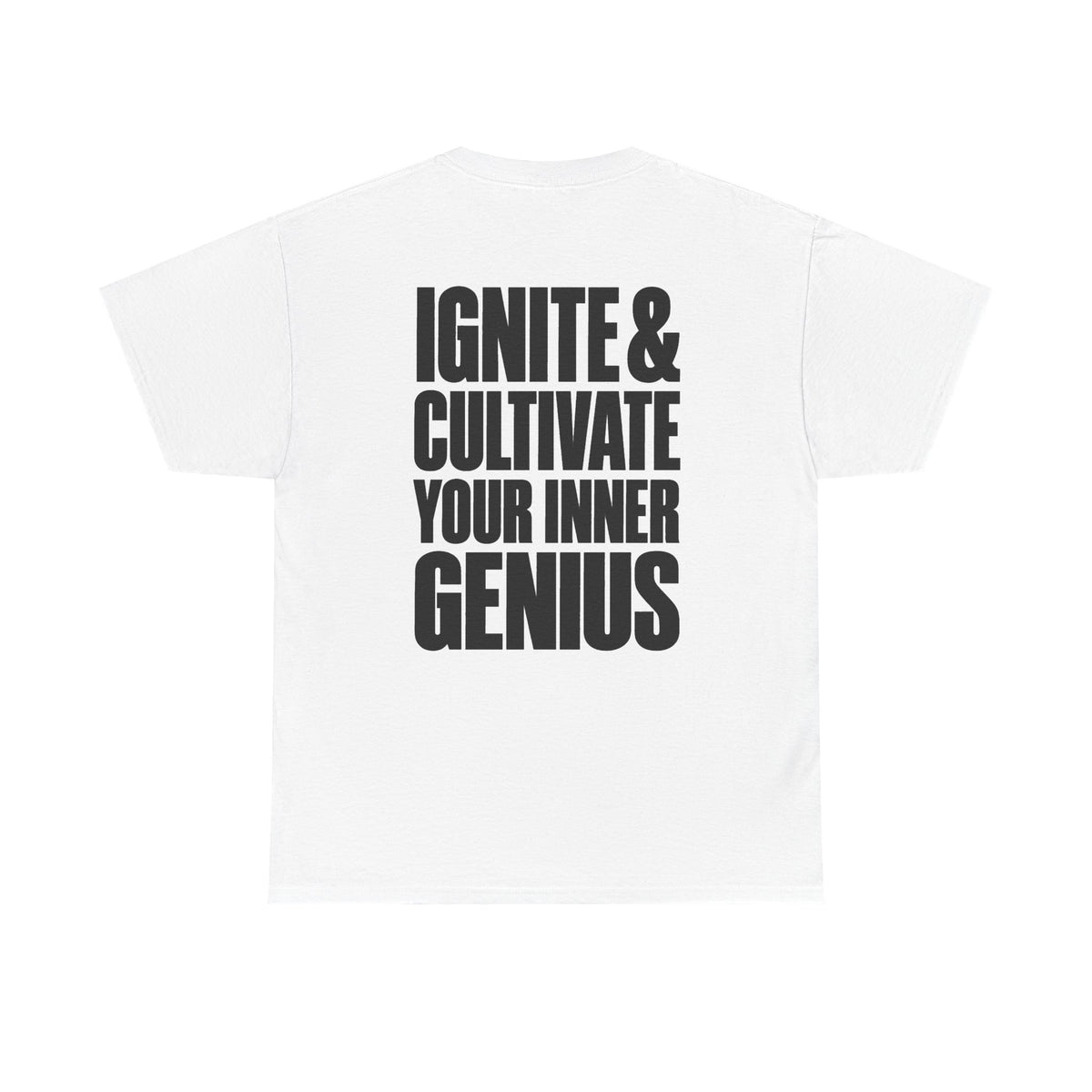 Motivational T-Shirt — ICYIG Front / "Ignite & Cultivate Your Inner Genius"
