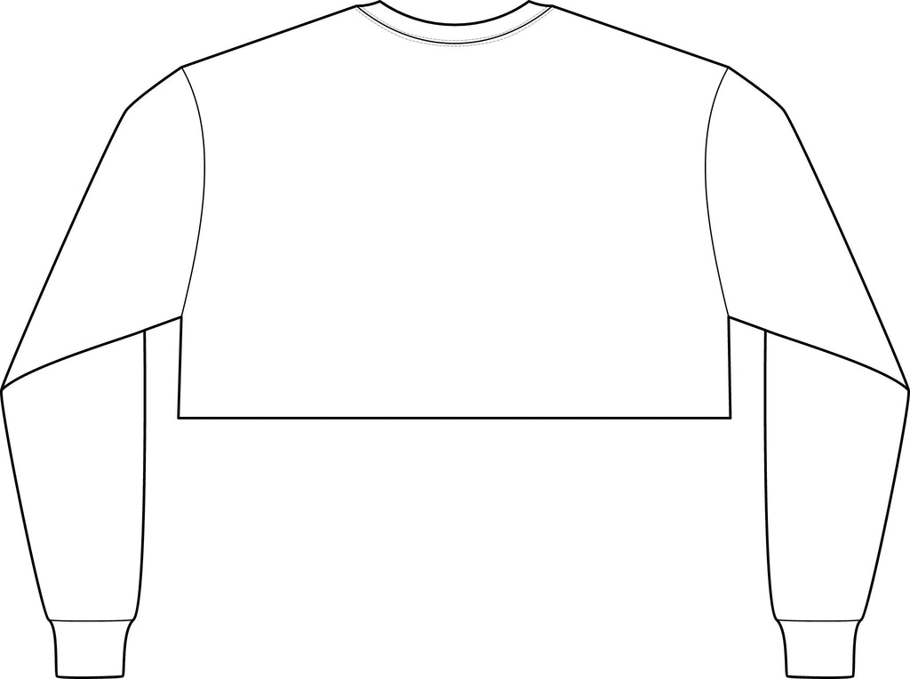 Motivational Crop Long Sleeve Tee — "Ignite. Cultivate. Your Inner Genius."