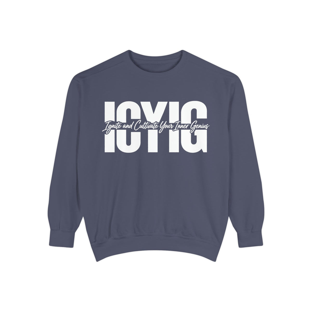 Graphic Crewneck Sweatshirt — Ignite and Cultivate Your Inner Genius